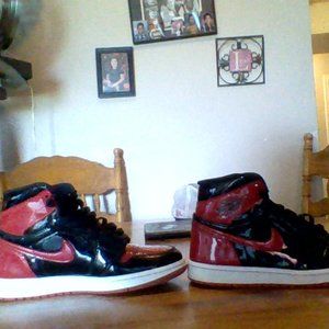 patent bred air jordan 1 highs og 2021 size 8 mens
